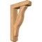 Ekena Millwork Funston Craftsman Smooth Bracket w/ Offset Brace, Western Red Cedar, 5 1/2"W x 20"D x 32"H BKT0604X20X32FST04SWR - alternate 1
